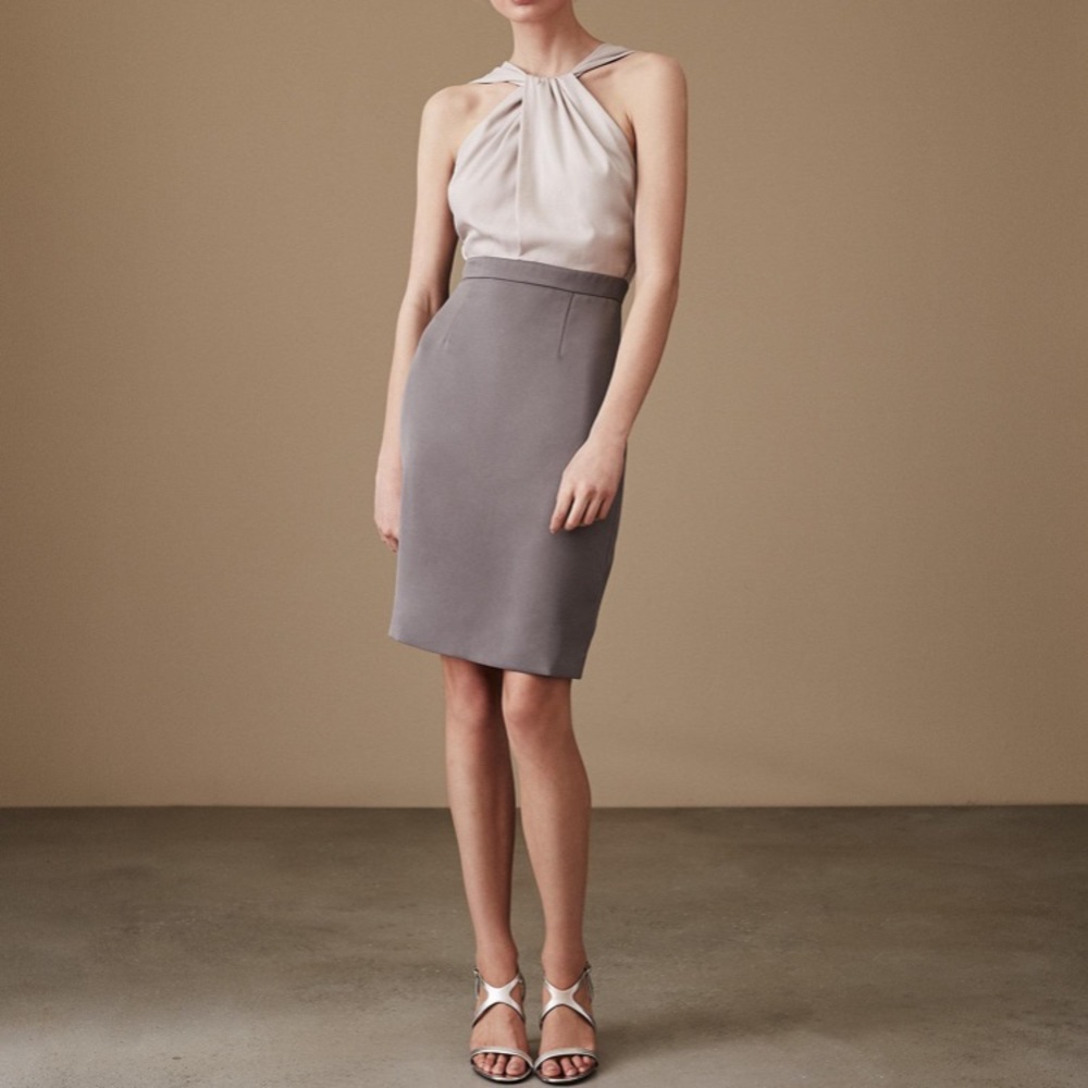 Reiss Maisie twist top cocktail dress